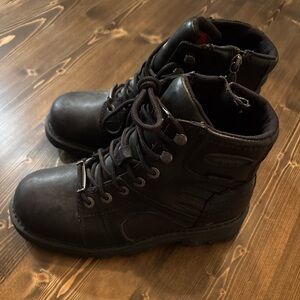 Harley-Davidson Black Leather Men's Boots